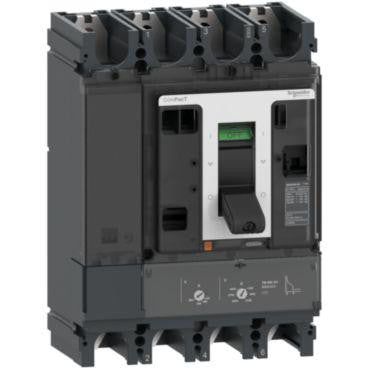Maksimalafbryder ComPacT NSX250S DC, 100 kA ved 750 VDC, TM-DC strømrelæ, 250 A mærkestrøm, 4 poler