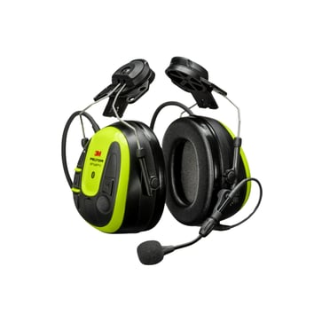 3M Peltor WS Alert X hjelmmonteret headset MRX21P3E4WS6 klar gul