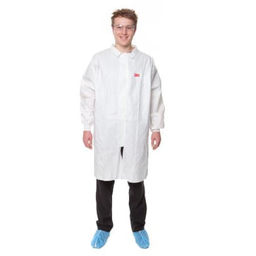 3M 4440 lab kittel hvid str XL