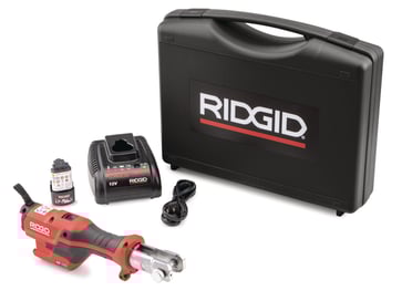 RIDGID® RP-115 pressmaskine med batteri og lader