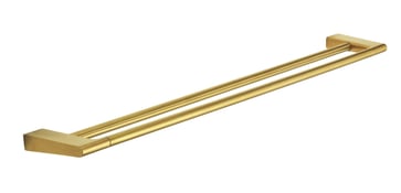 Pressalit Style håndklædestang dobbelt 810 mm, børstet messing
