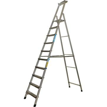 Trappestige i aluminium 10 trin 2,50 m