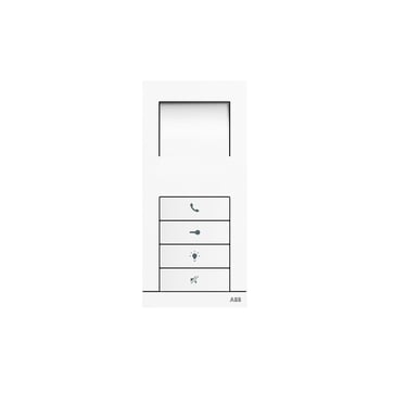 ABB-Welcome Audio-svartelefon ((hvid)) 83210AP-624-500