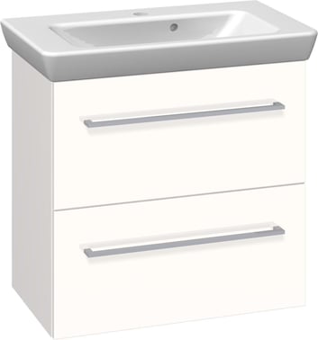 Dansani Mido møbelpakke 65 cm 2 sl, hvid hgl