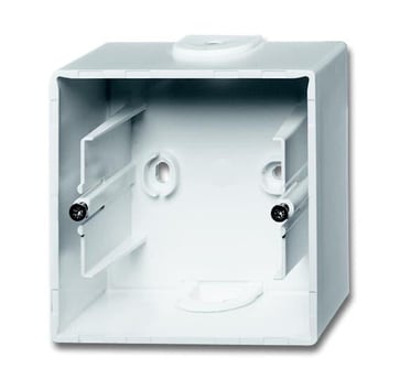 ABB-basic55 Underlag blank hvid 1 modul leveres uden ramme