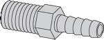 Messing adapter CEJN R 3/4"" ((BSPt)) 1/2"" ((13 mm))