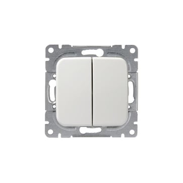 Afbryder ((semi)) dobbelt korrespondance 16A 1M hvid 10666U
