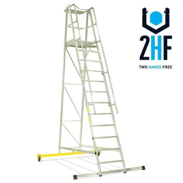 Stigeplatform foldbar 12 trin 3,10 m