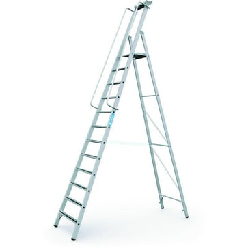 Stigeplatform aluminium 12 trin 3,11 m