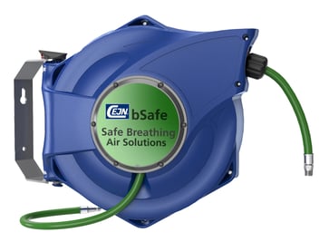 bSafe Slangeopruller til åndedrætsluft 10x16mm PVC 13m 341 nippel