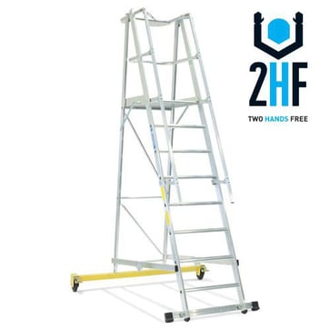 Stigeplatform foldbar 8 trin 2,10 m