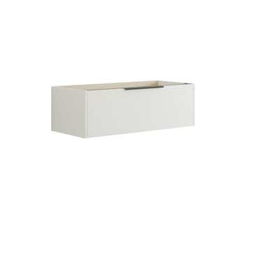 Dansani Mido vaskeskab 100x32 cm m/1 skuffe, stribet hvid mat