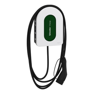 Ladeboks, Schneider Charge, 3P+N, tilsluttet kabel 7m, 11kW, 16A