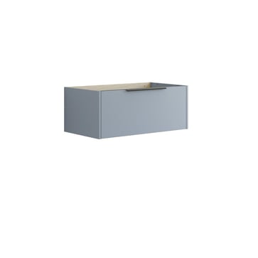 Dansani Mido vaskeskab 80x32 cm m/1 skuffe, glat blå mat