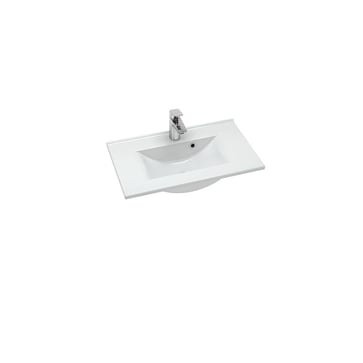 Vask Amber Mini 61*36,5 cm porcelæn hvid
