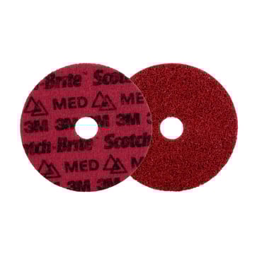 3M Scotch-Brite Precision overfladebehandlingsrondel PN-DH Medium 125mm x 22.23Mm