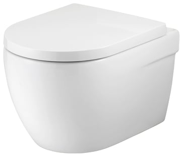 Pressalit Comfort D2 sampak m/væghængt toilet og toiletsæde hvid