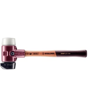 Halder Simplex Bolchehammer Gummiblanding med fod/Superplastik Støbejern Ø60mm
