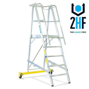Stigeplatform foldbar 5 trin 1,30 m