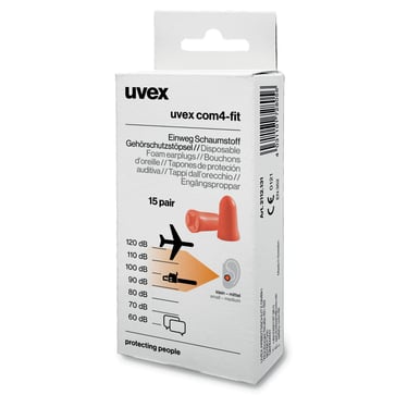 Uvex Com4-fit øreprop 15 par