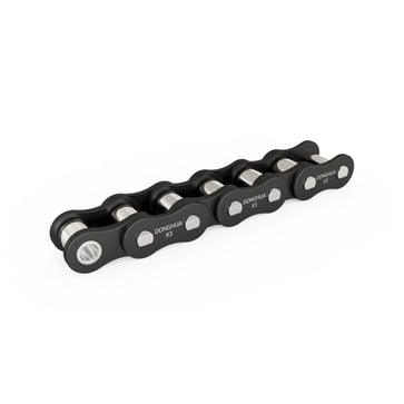 ANSI35-1X3 Donghua X3 Premium rullekæde med specielcoatet pin 3/8"" Simplex. 3 x slidstyrke i forhol