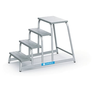 Arbejdsbuk aluminium platform 350x577 mm 0,80 m, 4 trin