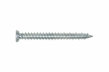 7,5X132 Ø6 montageskrue undersænket hoved el galvaniseret