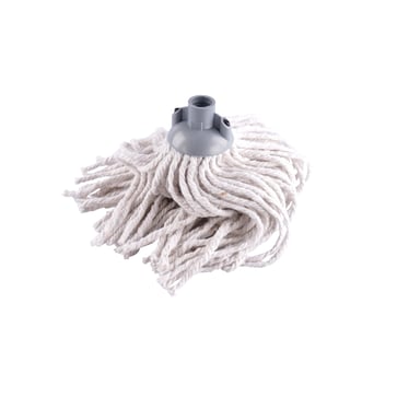 Moppehoved, rund, bomuld
