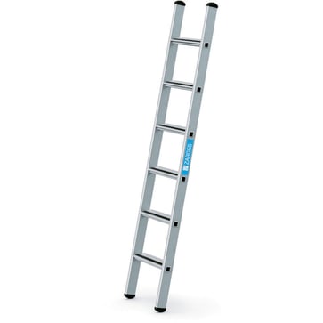 Enkelt-stige eloxeret aluminium 6 trin 1,94m