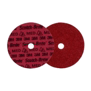 3M Scotch-Brite Precision overfladebehandlingsrondell PN-DH Medium 178mm x 22.23Mm