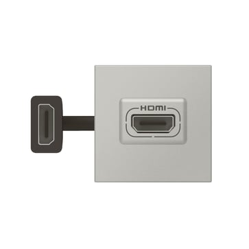 Mosaic AV HDMI udtag forlænger 15cm kabel 2M alu