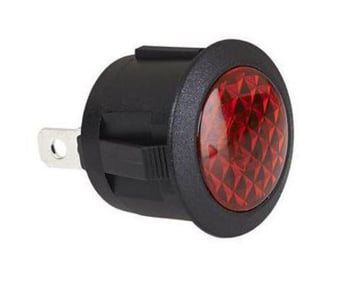 Indikatorlampe Neon 12V Rød