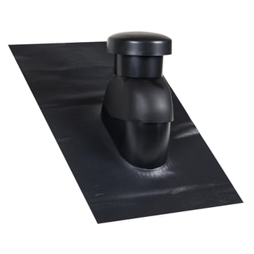 Sabetoflex ventilationshætte 5-45° Ø125 sort PIB