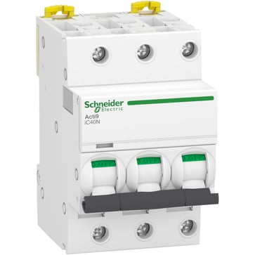 Automatsikring iC40N 3 Pol C-karakteristik 10A 6/10kA brydeevne Icu