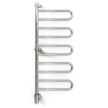 KRISS Flex U håndklædevarmer elektrisk med 5 arme/timer 1160x450mm 69W krom