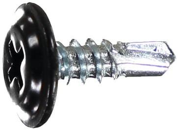 4,2X13 Monteringsskrue med borespids sort fosfateret