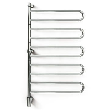 KRISS Flex U håndklædevarmer elektrisk med 5 arme/timer 1160x650mm 106W krom