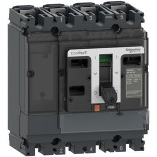 Lastadskiller ComPacT NSX160NA DC PV, 160 A mærkestrøm , 4 poler