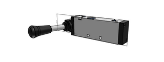 1/2" 3/2 Ventil Håndbetjent Viking Xtreme P2LDX314VS