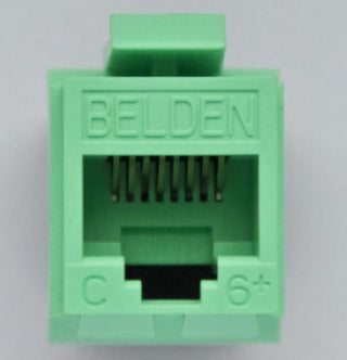 Modular jack K6 utp GF key grøn