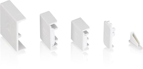 ENDESTYKKE FOR Sløjfeskinne PS 2 & PS 3 TIL COMPACT SERIE PS-END