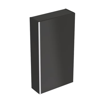 Geberit Acanto vægskab 450x820x174mm 1låge sort spånplade lak