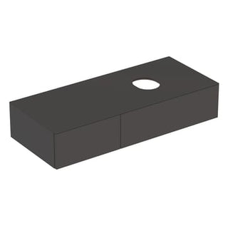 Geberit Variform vaskeskab 1200x510x235mm 2skuffer Lava spånplade lak