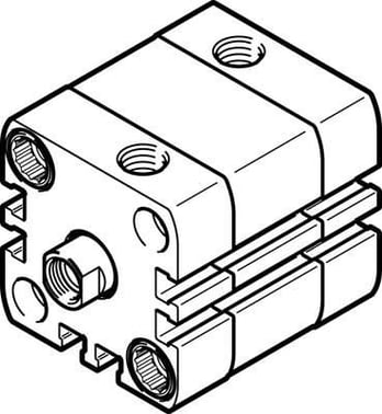 Festo Kompaktcylinder ADN-40-15-I-PPS-A