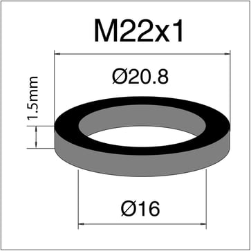 Neoperl pakning M22 x 1