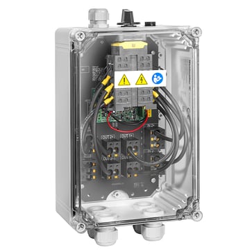 PV FIREMAN SWITCH 2 X 50A 2MPP, 2 inputs / 1 output pr MPP, fjernbetjent afbrydelse, forskruning