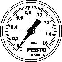 Festo Manometer MA-40-1,6-G1/8-MPA