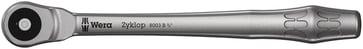 8003 B Zyklop Metal-skralde med gennemstiksfirkant med 3/8""-tilslutning, 3/8 tomme x 222.0 mm