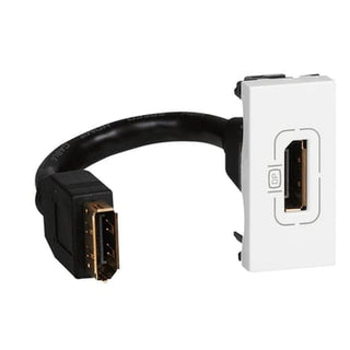 Mosaic AV display port forlænger 15cm kabel 1M hvid