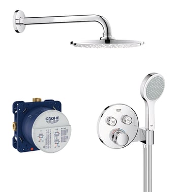 GROHE Grohtherm SmartControl sampak til indbyg., rund 2SC, krom